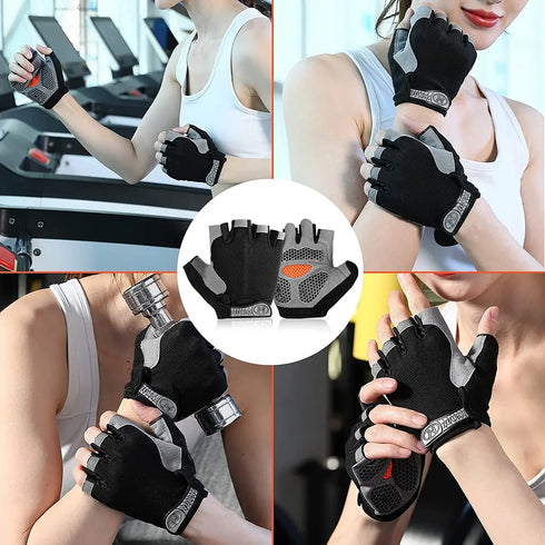 Non-Slip Breathable Gym Gloves