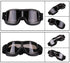 Windproof Retro Motorcycle Glasses - Folding Leather Sunglasses