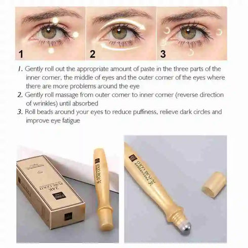 24K Gold Bright Eye Roller – Hydrating & Anti-Dark Circles