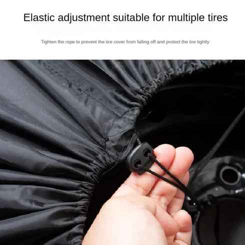 1PCS Universal Car Spare Tire Cover, Dust-proof 210D Oxford Cloth Protector