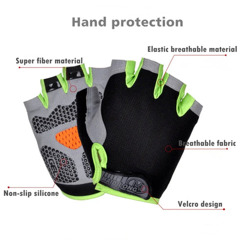 Non-Slip Breathable Gym Gloves