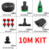 20M Micro Drip Irrigation System with Adjustable Drippers & Misting Watering Kit