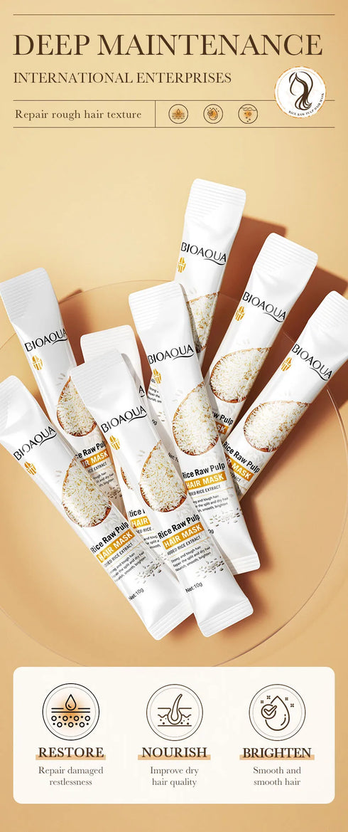 Rice Raw Pulp Hair Mask – Deep Nourishment & Repair