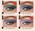 12-Color Pearlescent Eyeshadow & Eyeliner Pencil – Waterproof & Long-Lasting