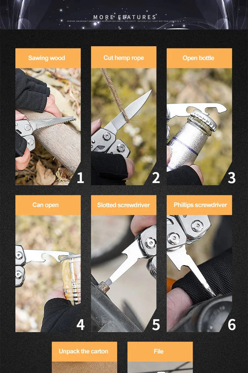 Multi-Tool Pocket Knife & Pliers