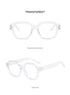 Retro Oversized Anti-Blue Light Glasses – Stylish Eyewear for Men & Women