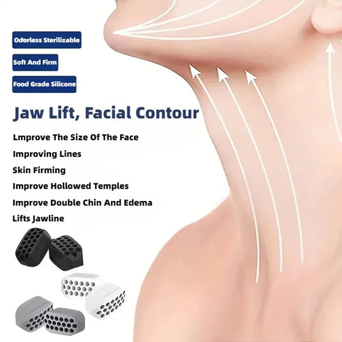 1/2Pcs Jaw Exerciser - Face & Jawline Slimming Silicone Chew