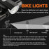 USB Rechargeable Bike Light Set
