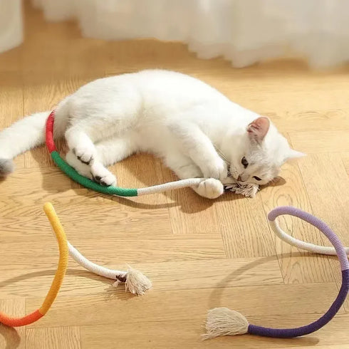 Cat Rope Toy – Silvervine Molar & Teaser Toy