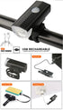 USB Rechargeable Bike Light Set