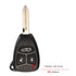Jingyuqin Car Key Shell Case for Chrysler, Dodge, RAM, Jeep - 2/3/4/5/6 Buttons