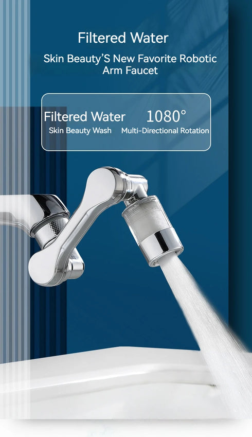 1080° Rotating Water Purification Faucet Filter – Kitchen Spray Head