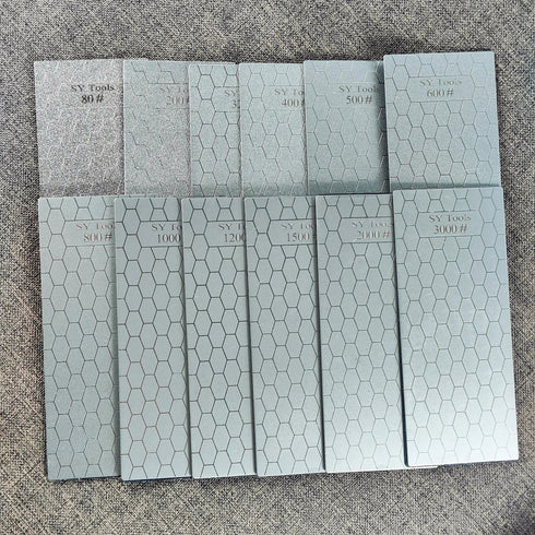 Diamond Knife Sharpening Stone, 80#-3000# Honeycomb Pattern