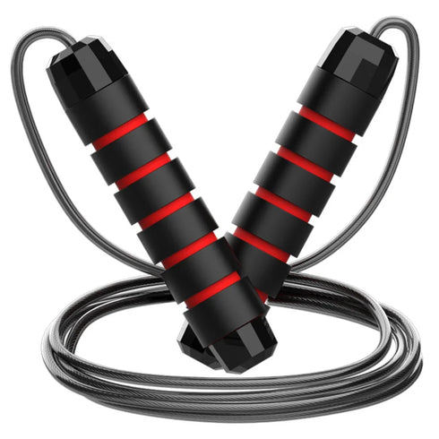 Adjustable Steel Wire Jump Rope - Tangle-Free Fitness & Workout Training
