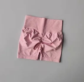 High Waist Peach Hip Lifting Sports Shorts