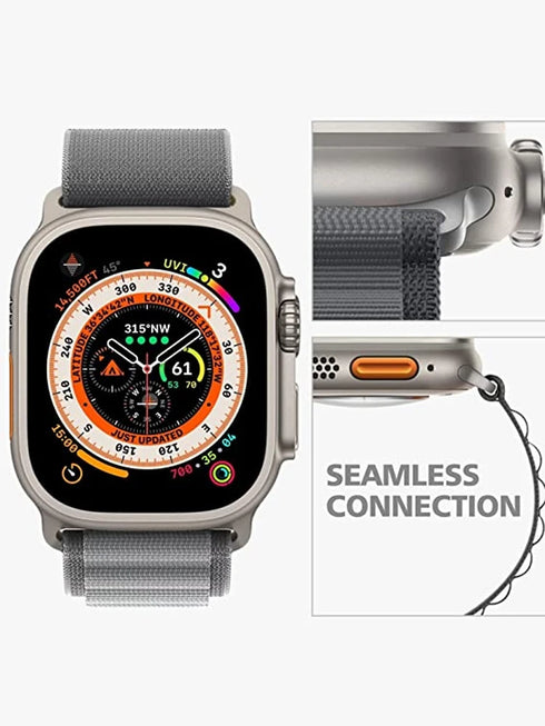 Alpine Loop Band for Apple Watch – Compatible with 49mm to 40mm Sizes