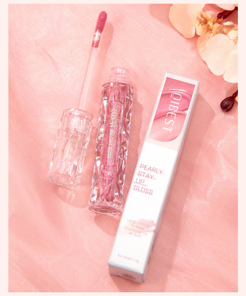 Shimmer Lip Gloss – Diamond Glitter & Waterproof