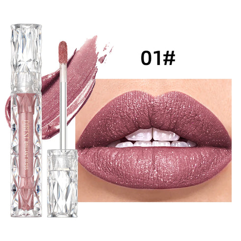 Shimmer Lip Gloss – Diamond Glitter & Waterproof