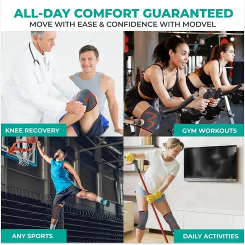 Compression Sleeve for Knee Support and Comfort