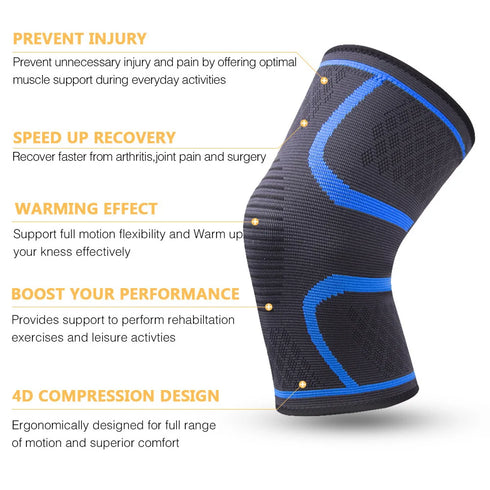 Compression Sleeve for Knee Support and Comfort