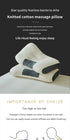 Orthopedic Neck Support Pillow with Soybean Fiber Filling