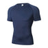 Lightweight men's gym top featuring breathable material and a snug fit for optimal performance.