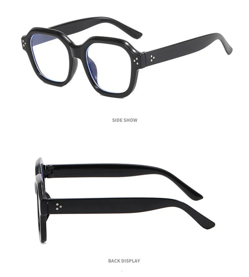 Retro Oversized Anti-Blue Light Glasses – Stylish Eyewear for Men & Women