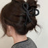 Vintage Matte Bow Hair Claw – Elegant Hair Accessory