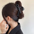 Vintage Matte Bow Hair Claw – Elegant Hair Accessory