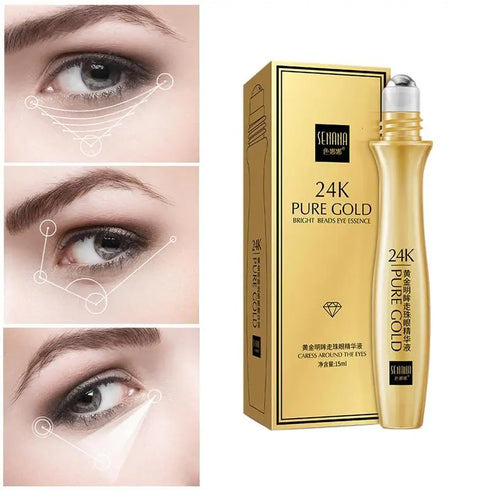 24K Gold Bright Eye Roller – Hydrating & Anti-Dark Circles