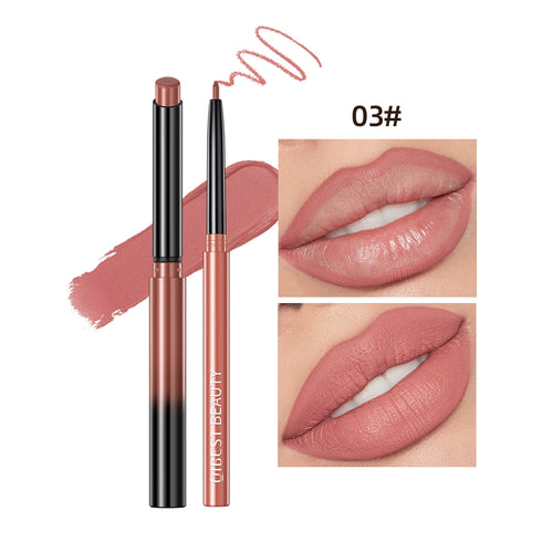 Matte Nude Lipstick Pen – Long-Lasting Waterproof Lip Liner Set