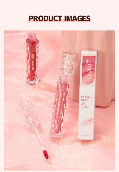 Shimmer Lip Gloss – Diamond Glitter & Waterproof
