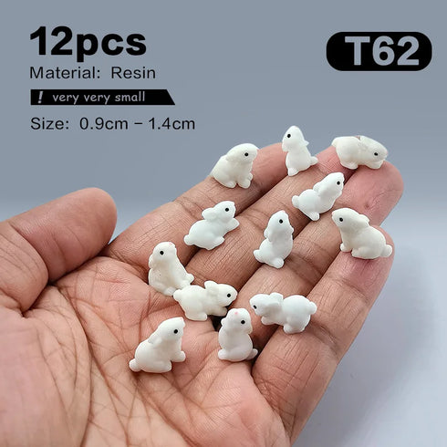 2025 Cute Easter Rabbit Figurine - DIY Fairy Garden Decor