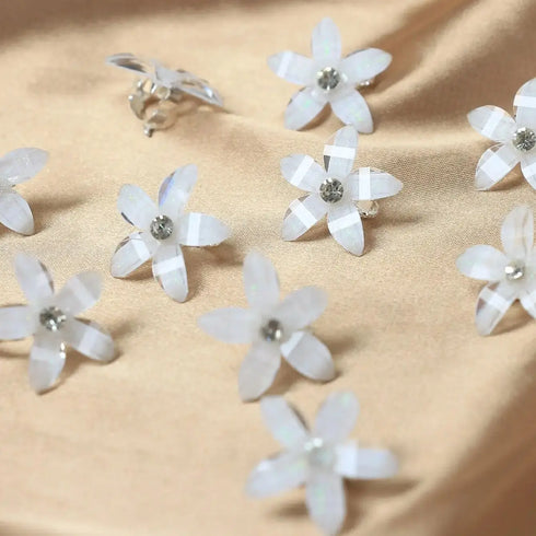 10pcs Mini Flower Hair Claw Clips – Stylish Everyday Hair Accessories