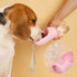 Outdoor travel water bottle for dogs, designed to prevent leaks.
