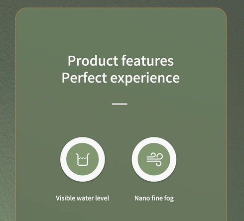 600ml USB Air Humidifier with Double Spray Ports & Essential Oil Diffuser