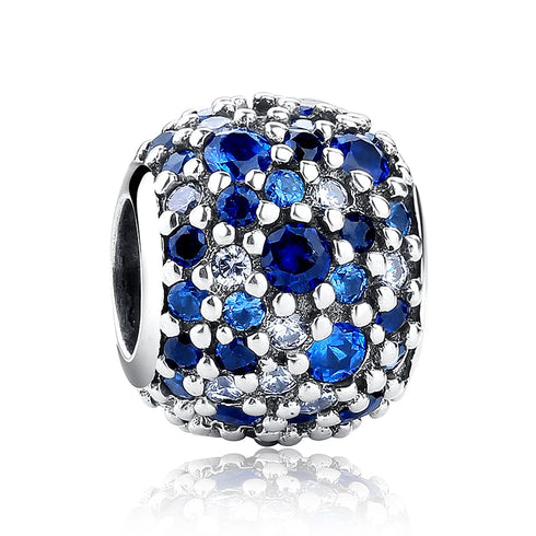 Authentic 925 Sterling Silver Star, Moon & Sun Charm