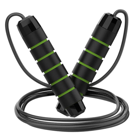 Adjustable Steel Wire Jump Rope - Tangle-Free Fitness & Workout Training