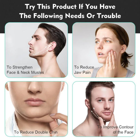 Jawline Exerciser & Neck Toning Trainer