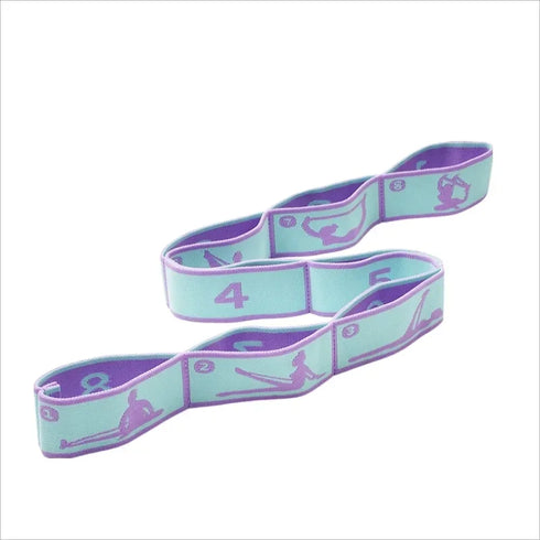 Resistance Band Yoga Stretching Belt - Elastic Pilates & Dance Fitness