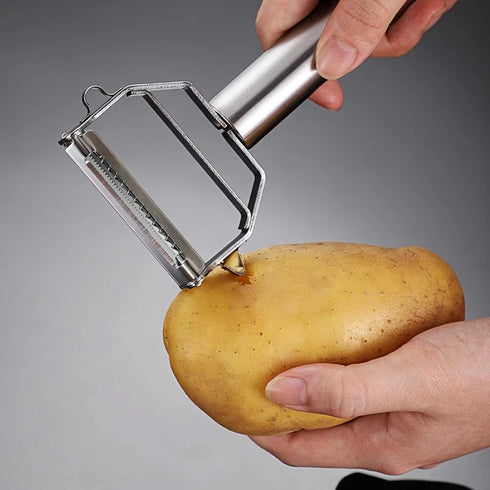 Stainless Steel Double-Head Vegetable Peeler for Fruit & Veggies