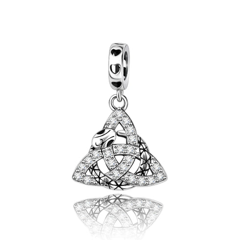 Authentic 925 Sterling Silver Star, Moon & Sun Charm