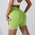 High Waist Peach Hip Lifting Sports Shorts