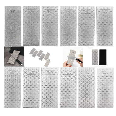 Diamond Knife Sharpening Stone, 80#-3000# Honeycomb Pattern