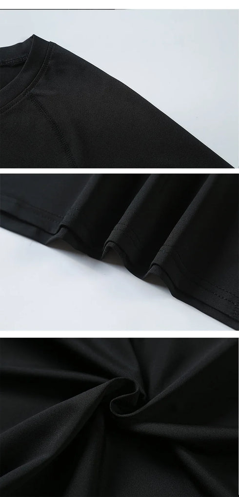 Men's Quick-Dry Sports T-Shirt - Fitted Gym & Running Top