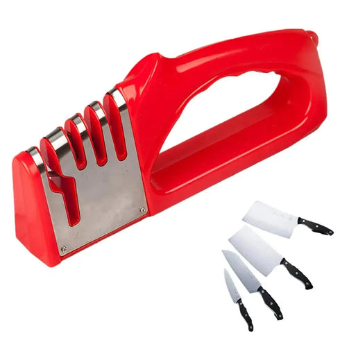 4-Segment Multifunctional Knife Sharpener - Portable & Non-slip