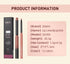 Matte Nude Lipstick Pen – Long-Lasting Waterproof Lip Liner Set