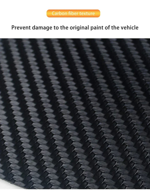 Universal Carbon Fiber Car Door Sill Protector – Durable & Stylish