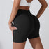 High Waist Peach Hip Lifting Sports Shorts