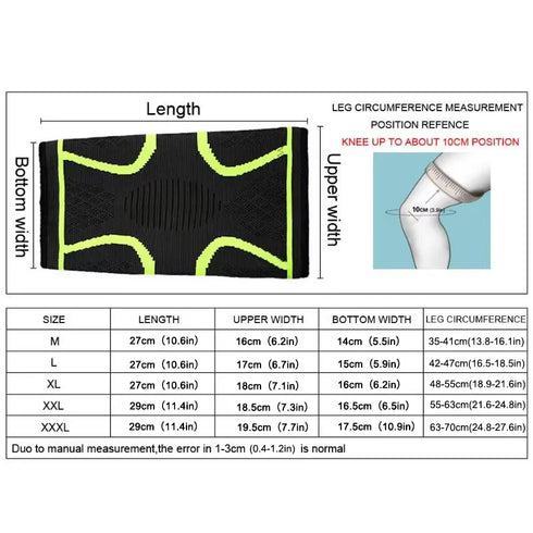 Compression Sleeve for Knee Support and Comfort